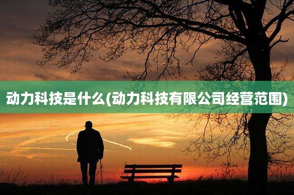 动力科技是什么(动力科技有限公司经营范围)