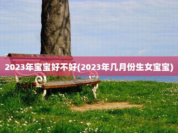 2023年宝宝好不好(2023年几月份生女宝宝)