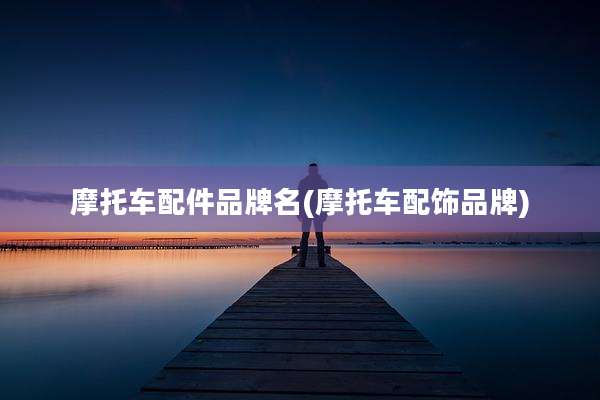 摩托车配件品牌名(摩托车配饰品牌)