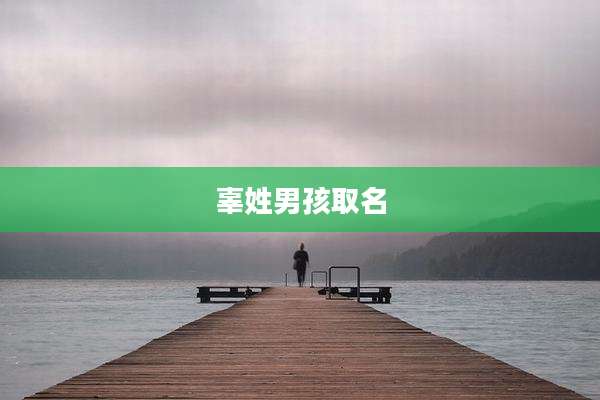 辜姓男孩取名