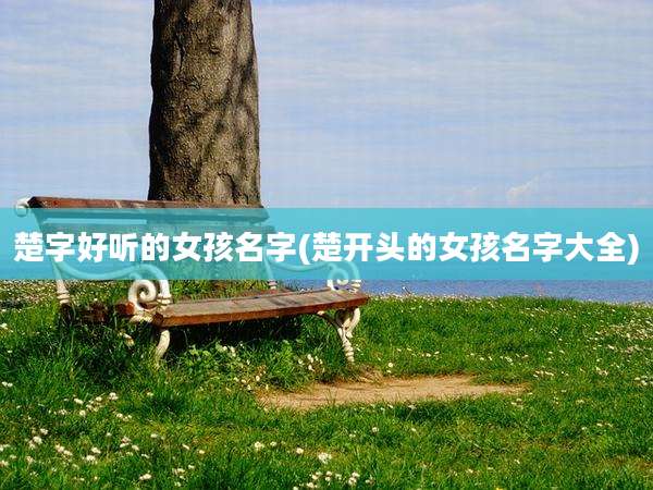 楚字好听的女孩名字(楚开头的女孩名字大全)