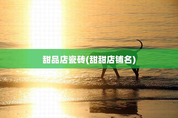 甜品店瓷砖(甜甜店铺名)