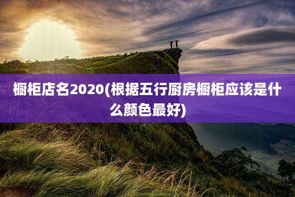 橱柜店名2020(根据五行厨房橱柜应该是什么颜色最好)
