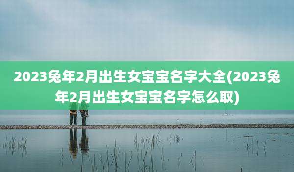 2023兔年2月出生女宝宝名字大全(2023兔年2月出生女宝宝名字怎么取)
