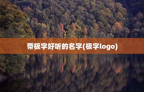 带极字好听的名字(极字logo)