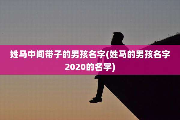 姓马中间带子的男孩名字(姓马的男孩名字2020的名字)