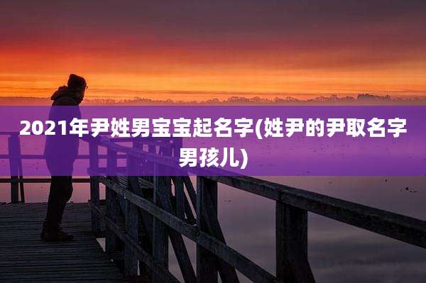 2021年尹姓男宝宝起名字(姓尹的尹取名字男孩儿)