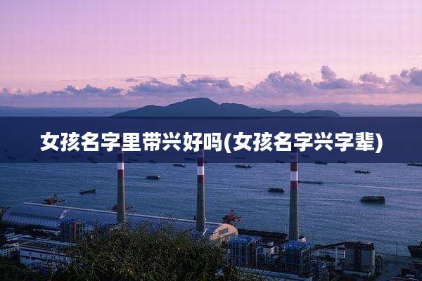 女孩名字里带兴好吗(女孩名字兴字辈)
