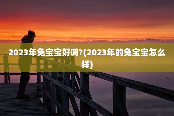 2023年兔宝宝好吗?(2023年的兔宝宝怎么样)