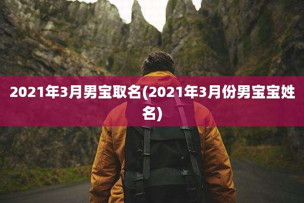2021年3月男宝取名(2021年3月份男宝宝姓名)