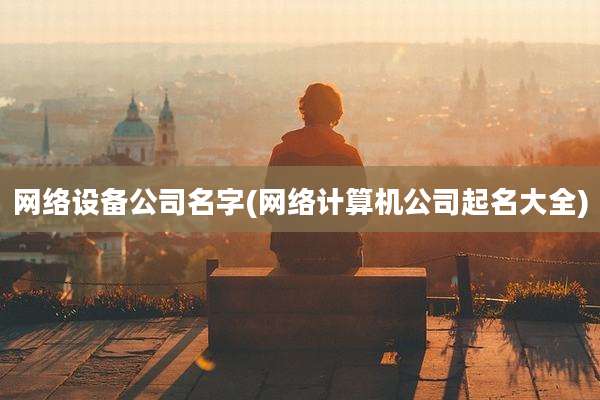 网络设备公司名字(网络计算机公司起名大全)