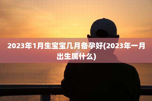 2023年1月生宝宝几月备孕好(2023年一月出生属什么)
