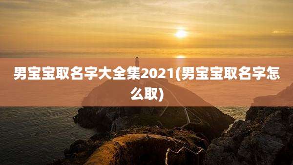 男宝宝取名字大全集2021(男宝宝取名字怎么取)