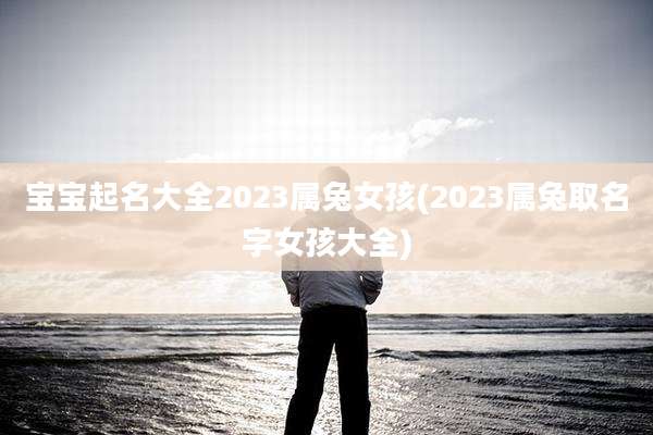 宝宝起名大全2023属兔女孩(2023属兔取名字女孩大全)