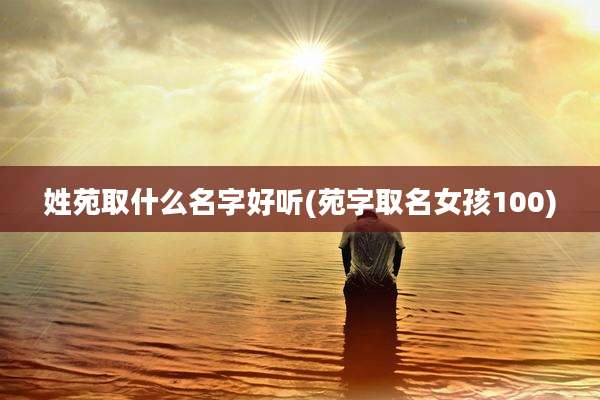 姓苑取什么名字好听(苑字取名女孩100)