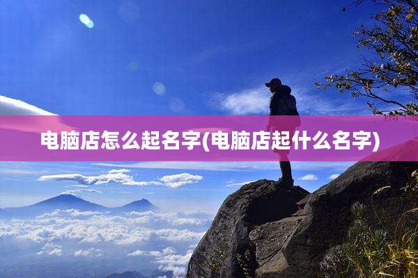 电脑店怎么起名字(电脑店起什么名字)