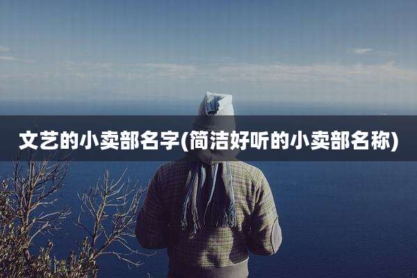 文艺的小卖部名字(简洁好听的小卖部名称)