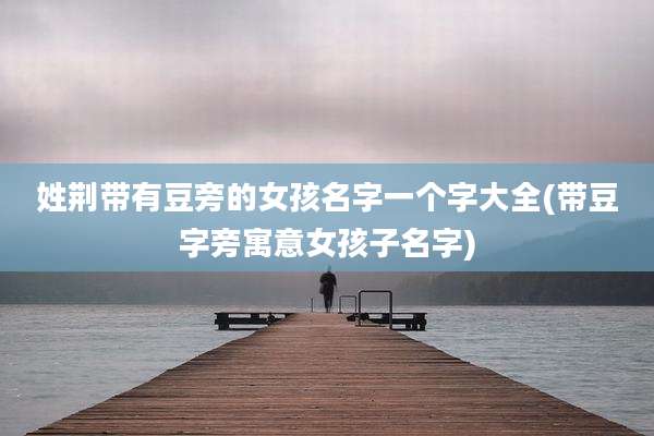 姓荆带有豆旁的女孩名字一个字大全(带豆字旁寓意女孩子名字)