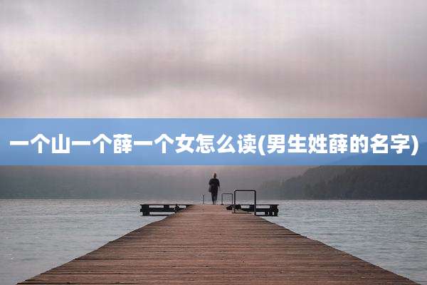 一个山一个薛一个女怎么读(男生姓薛的名字)