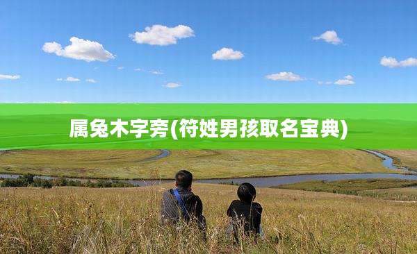 属兔木字旁(符姓男孩取名宝典)