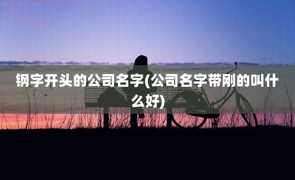 钢字开头的公司名字(公司名字带刚的叫什么好)