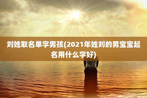 刘姓取名单字男孩(2021年姓刘的男宝宝起名用什么字好)
