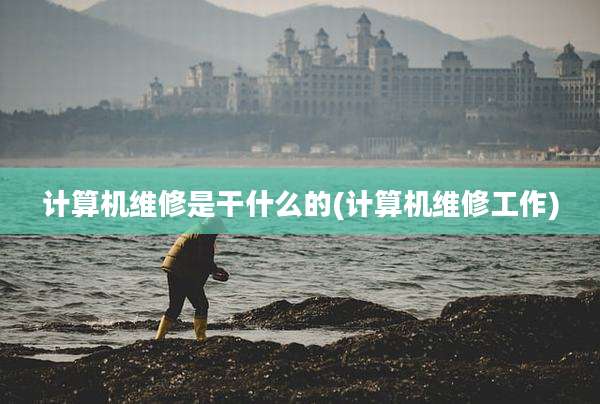 计算机维修是干什么的(计算机维修工作)