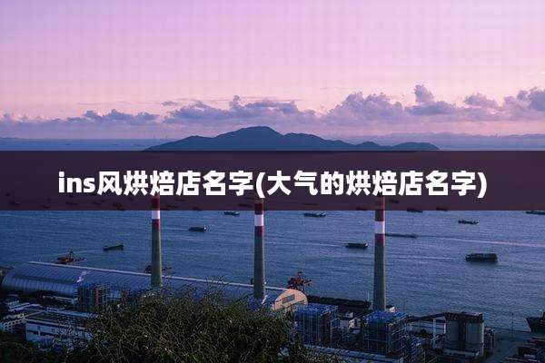 ins风烘焙店名字(大气的烘焙店名字)