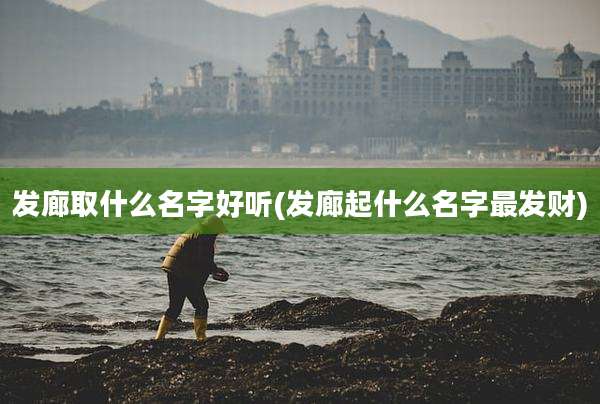 发廊取什么名字好听(发廊起什么名字最发财)