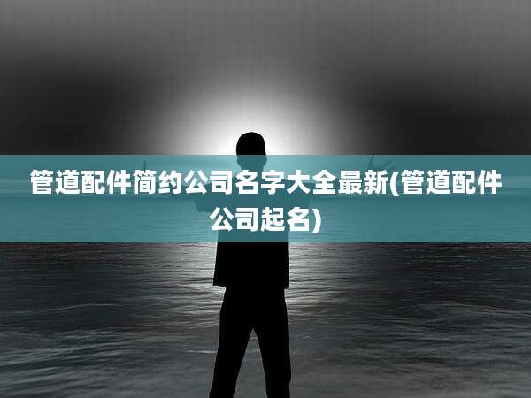 管道配件简约公司名字大全最新(管道配件公司起名)