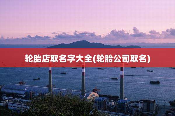 轮胎店取名字大全(轮胎公司取名)