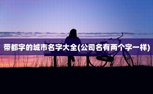 带都字的城市名字大全(公司名有两个字一样)