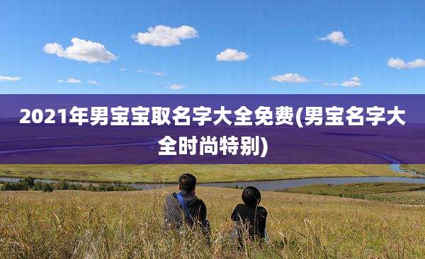 2021年男宝宝取名字大全免费(男宝名字大全时尚特别)