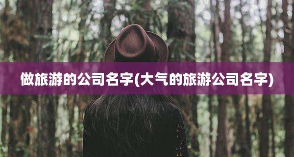 做旅游的公司名字(大气的旅游公司名字)