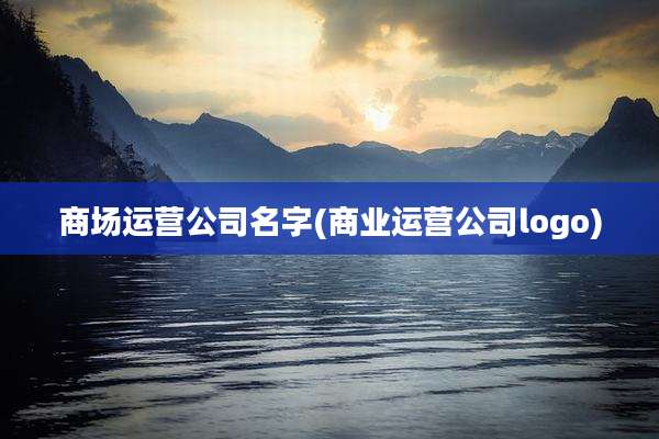 商场运营公司名字(商业运营公司logo)