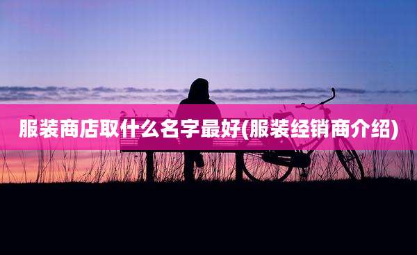 服装商店取什么名字最好(服装经销商介绍)