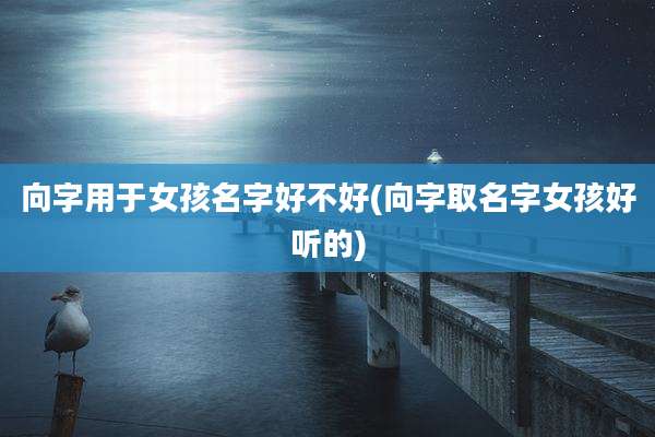 向字用于女孩名字好不好(向字取名字女孩好听的)