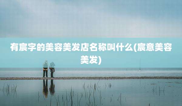 有宸字的美容美发店名称叫什么(宸意美容美发)