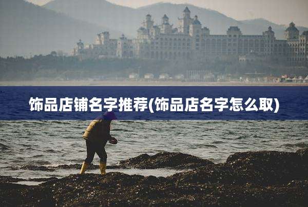 饰品店铺名字推荐(饰品店名字怎么取)