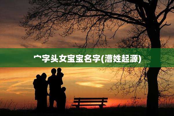 宀字头女宝宝名字(漕姓起源)