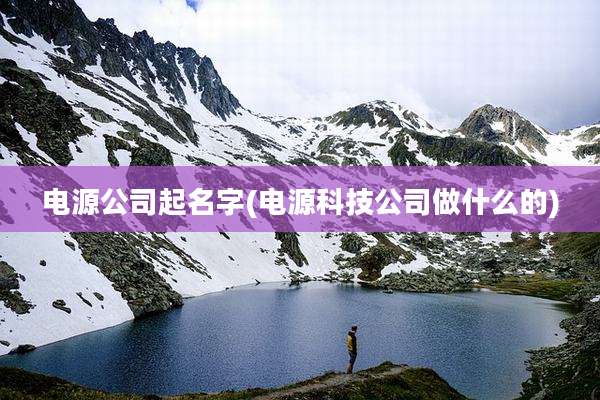 电源公司起名字(电源科技公司做什么的)