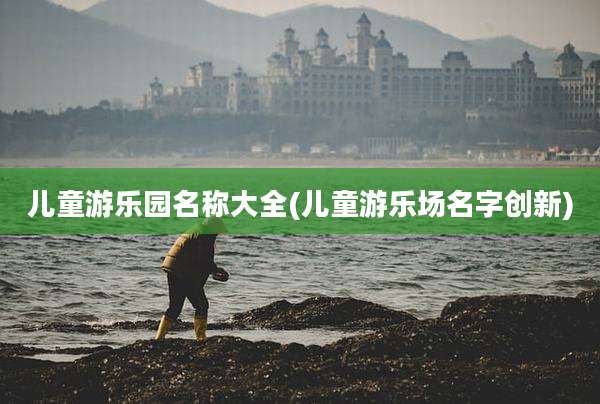 儿童游乐园名称大全(儿童游乐场名字创新)