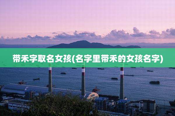 带禾字取名女孩(名字里带禾的女孩名字)