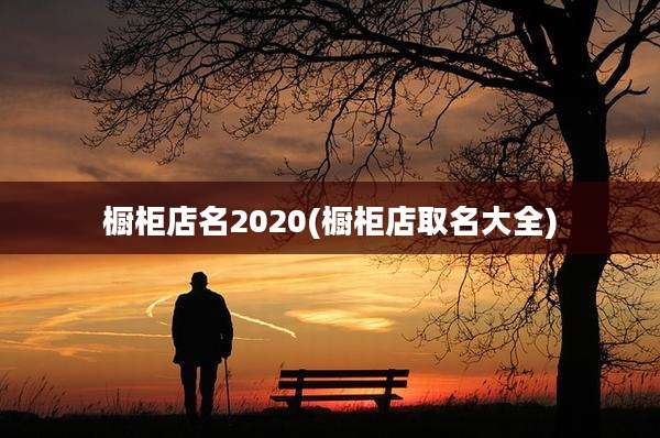 橱柜店名2020(橱柜店取名大全)