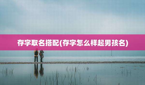 存字取名搭配(存字怎么样起男孩名)