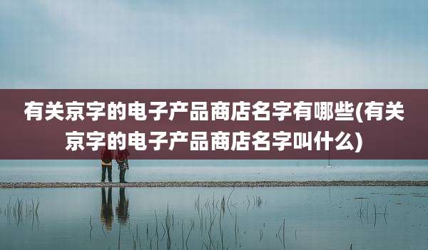 有关京字的电子产品商店名字有哪些(有关京字的电子产品商店名字叫什么)