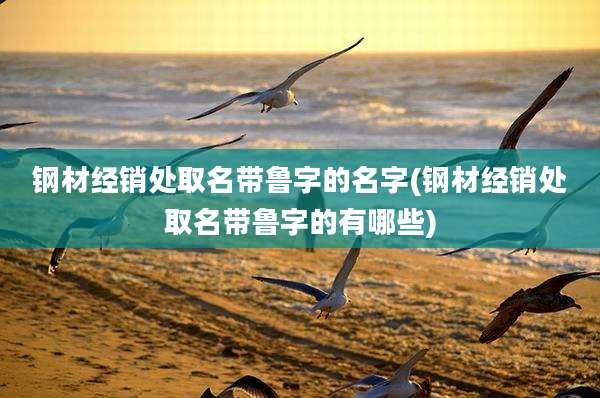 钢材经销处取名带鲁字的名字(钢材经销处取名带鲁字的有哪些)