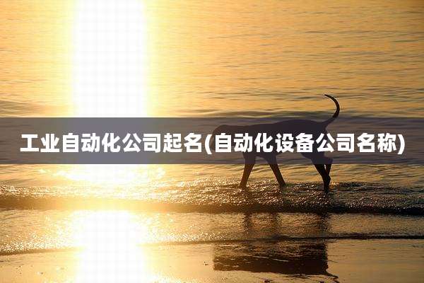 工业自动化公司起名(自动化设备公司名称)