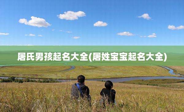 屠氏男孩起名大全(屠姓宝宝起名大全)
