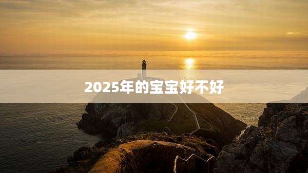 2025年的宝宝好不好